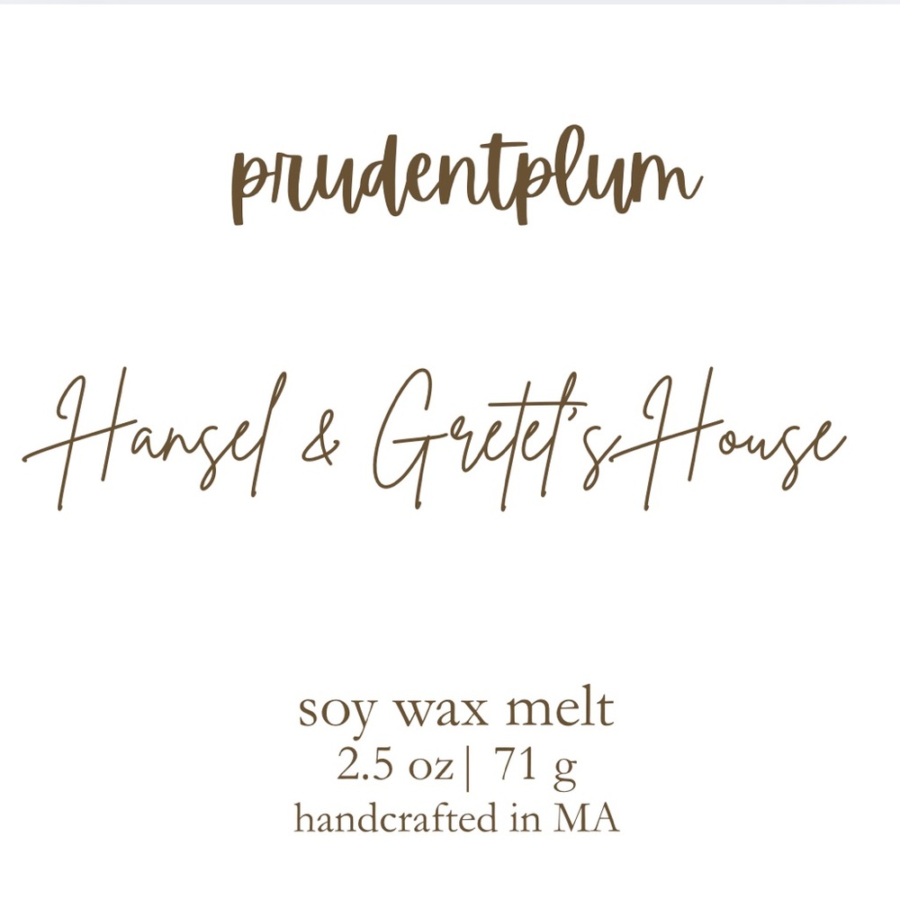 Hansel & Gretel’s House Soy Wax Melt  2.5 oz | Melts For Wax Warmer Clamshell - Picture 2 of 3